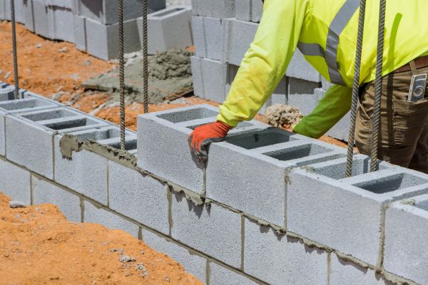 Concrete Blocks Installation in Frederick